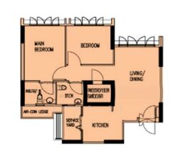 Blk 664A Waterway Sunbeam (Punggol), HDB 3 Rooms #587176271